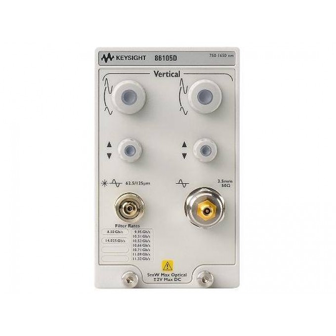 KEYSIGHT 86105D Модуль: электрический канал 50 ГГц, оптический канал 34 ГГц, 750-1650 нм, одномодовый и многомодовый 326935
