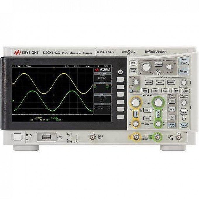 KEYSIGHT DSOX1102G Осциллограф: 70/100 МГц, 2 аналоговых канала 326982